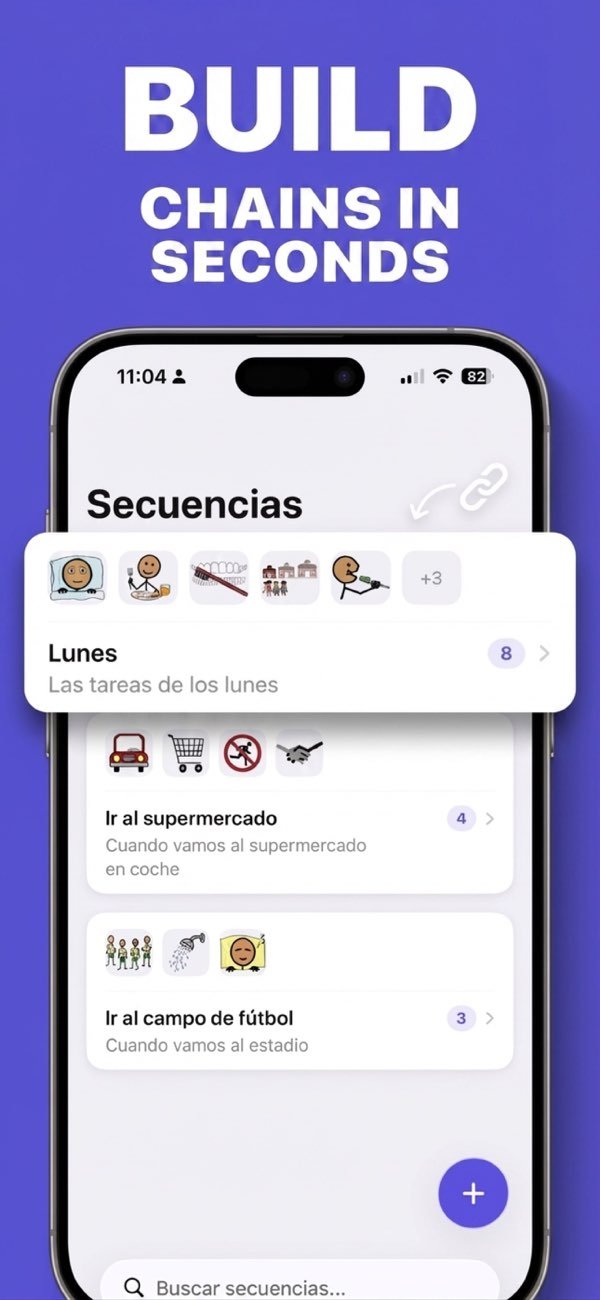 PictoChain — secuencia visual