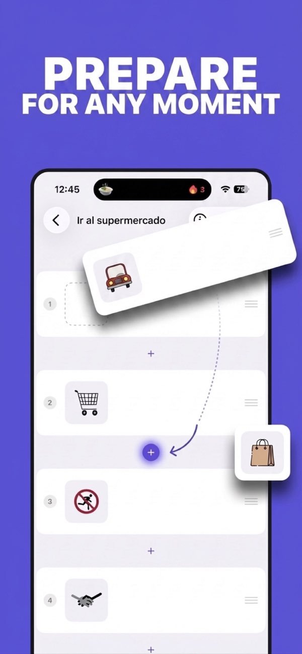 PictoChain — rutina completa
